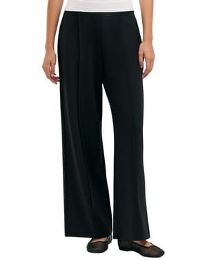 Finery London Short Caryl Pontewide Leg Pants - Black