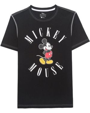 Hybrid Mickey Mouse Short Sleeve T-shirt - Black