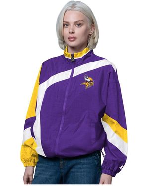 Starter Purple/gold Minnesota Vikings 1st Quarter Full-zip Windbreaker Jacket