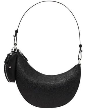 Kate Spade Duo Mini Leather Shoulder Handbag - Black