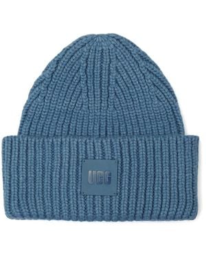 UGG Chunky Rib Beanie - Blue