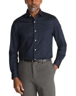 Tommy Hilfiger Flex Regular Fit Dress Shirt - Blue