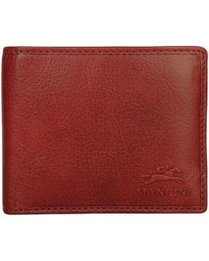 Mancini Bill-fold Wallet - Red