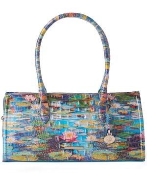 Brahmin Sophia Large Melbourne Satchel Bag - Blue