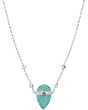 Ettika Turquoise Solstice Pendant Necklace - Blue