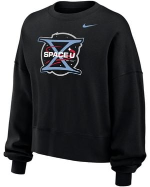 Nike Ucf Knights 2026 Space Game Oversized Phoenix Fleece Sweatshirt - Black