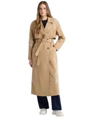 NVLT Trench Coat - Natural