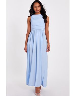Quiz Ity Sleeveless Maxi Dress - Blue