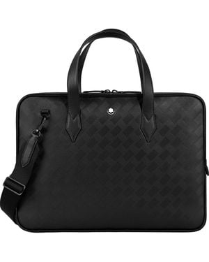 Montblanc Adjustable-strap Leather Briefcase - Black