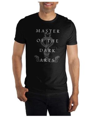 Harry Potter Big & Tall Master Of The Dark Arts Dark Mark Tee Shirt T-shirt-4xl - Black