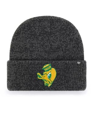 '47 And Oregon Ducks Brain Freeze Cuff Knit Hat - Gray