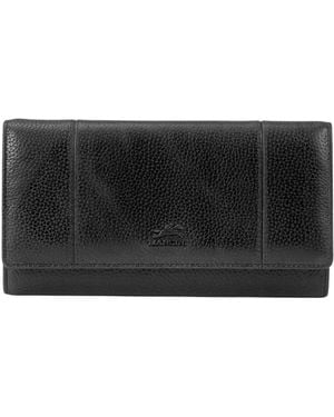 Mancini Fifth Avenue Rfid Secure Trifold Wallet - Black