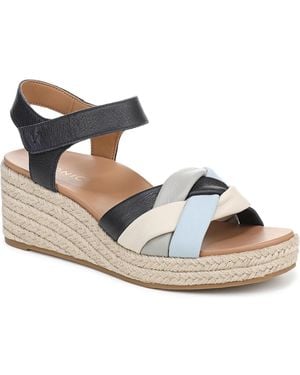 Vionic Saratoga Espadrille Sandals - Metallic