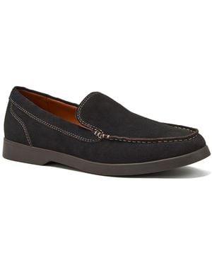 Lands' End Essential Suede Loafers - Black
