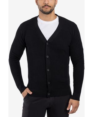 Xray Jeans X-ray Basic Ribbed Cardigan - Black