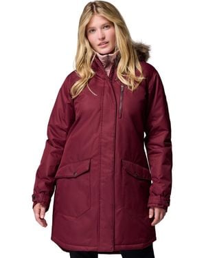 Columbia Suttle Mountain Long Insulated Jacket - Red