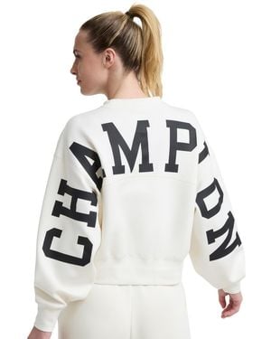 Champion Endzone Loose Fit Crewneck Top - White