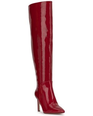 Jessica Simpson Earon Over-the-knee Stiletto Dress Boots - Red
