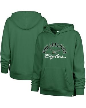 '47 Philadelphia Eagles Plus Size Whirlwind Naomi Hoodie - Green