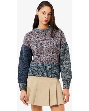 Lacoste Usa Crew Neck Sweater - Blue