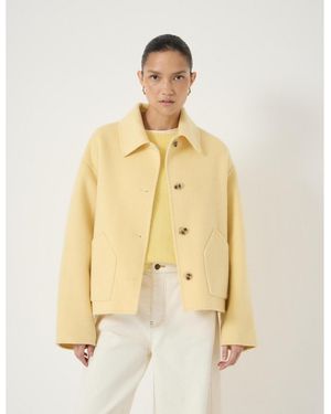 Hush Pure Wool Double Faced Jacket - Natural