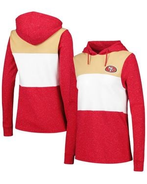 Antigua San Francisco 49ers Wicket Pullover Hoodie - Red