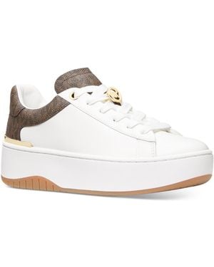 Michael Kors Michael Dottie Lace Up Sneakers - White