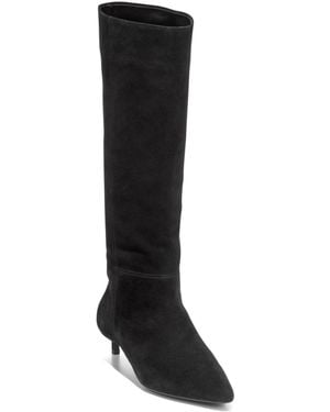Cole Haan Go-to-janece Pointed Toe Dress Boots - Black