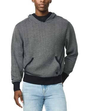 Buffalo David Bitton Hooded Striped Wanto Sweater - Gray
