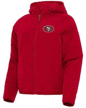 Antigua San Francisco 49ers Universe Full-zip Hoodie Jacket - Red