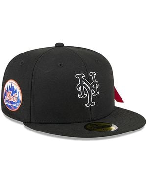 KTZ X Alpha Industries New York Mets 59fifty Fitted Hat - Black