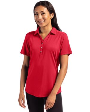 Cutter & Buck Forge Eco Stretch Recycled Short Sleeve Polo - Red