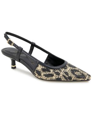 Kenneth Cole Martha Kitten Heel Pumps - Black