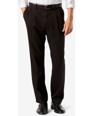 Dockers Men's Big & Tall Easy Stretch Khaki Pants - Black