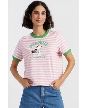 Chinti & Parker Cotton Peanuts Racquet Club T-shirt - White