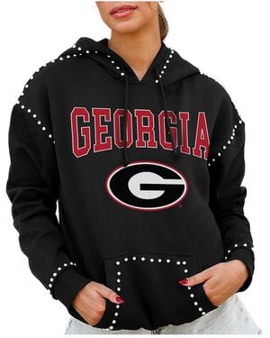 Gameday Couture Georgia Bulldogs Studded Pullover Hoodie - Black