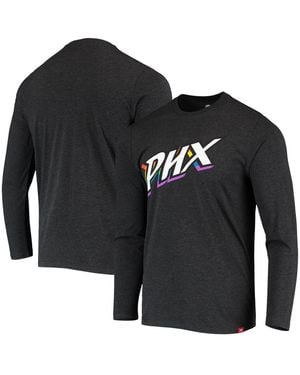 Sportiqe And Heathered Black Phoenix Mercury Pride Tri-blend Long Sleeve T-shirt