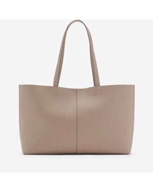 Mango Double Handle Shopper Bag - Natural