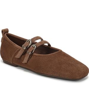 27 EDIT Naturalizer Dawn Mary Jane Flats - Brown