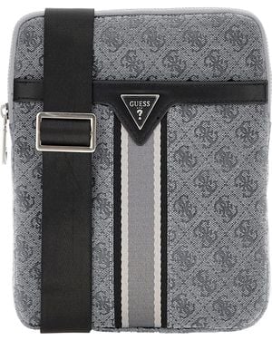 Guess Milano Flat Crossbody Bag - Black