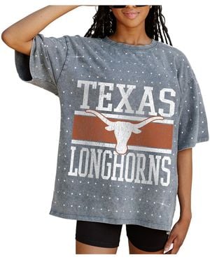 Gameday Couture Texas Longhorns On The Ball Oversized T-shirt - Blue