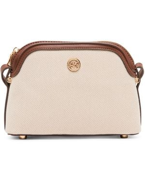 Anne Klein Dome Small Crossbody Handbag - Natural