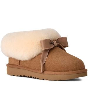 UGG Baby Girls Bailey Slip On Slippers - Brown
