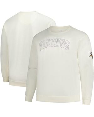 Profile Minnesota Vikings Big Tall Fleece Sweatshirt - White