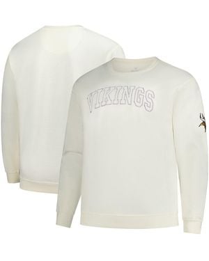Profile Minnesota Vikings Big Tall Fleece Sweatshirt - White