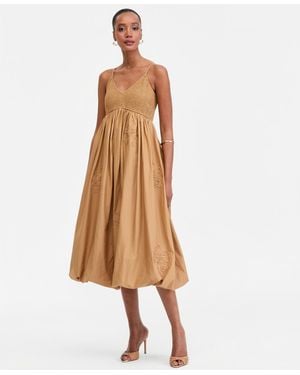 floral long dresses formal Andrea & Leo A1290 Pleated Floral Print Long Formal Prom Dress main image 0