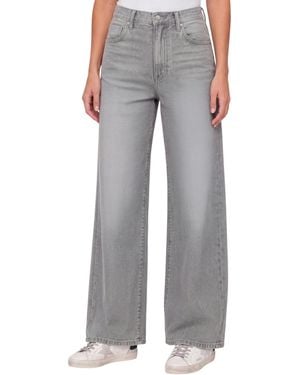 Liverpool Los Angeles Stride High-rise Wide-leg Denim Jeans - Gray