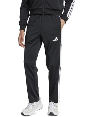 adidas Stripe Logo Snap Pants - Black