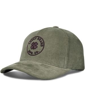 Lucky Brand Mfg Embr. Cord Hat - Green