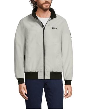 Lands' End Big & Tall Classic Squall Waterproof Insulated Jacket - Gray